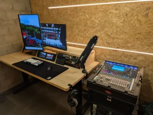 Home setup available for weekly broadcasts